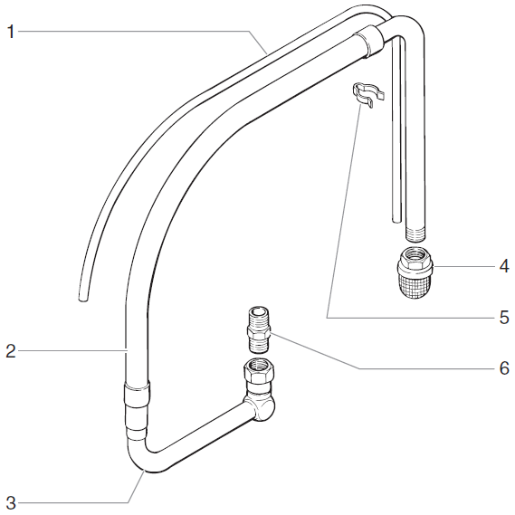 1140i Siphon Set Parts (low rider)